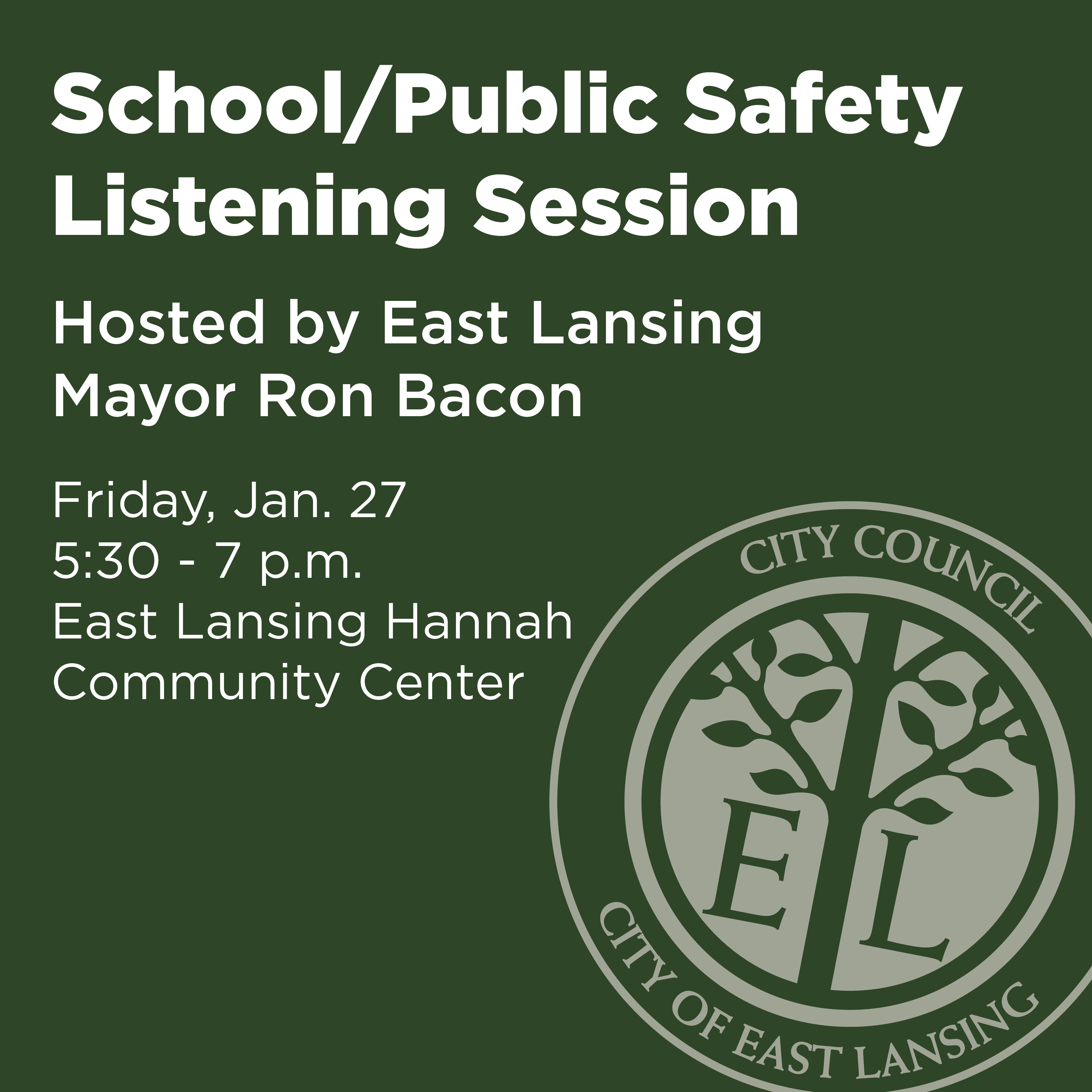 East Lansing listening session