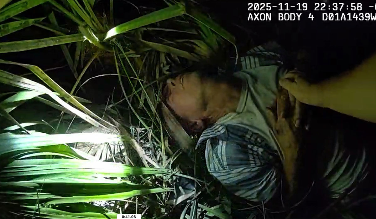 Body cam footage of Donald Keaton rescue 