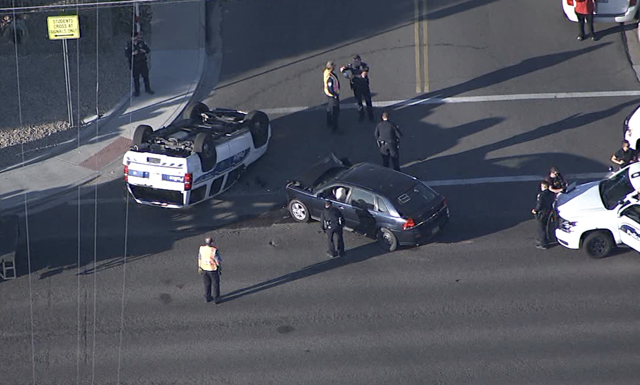 Phoenix police involved in accident near 32nd Street and Greenway 
