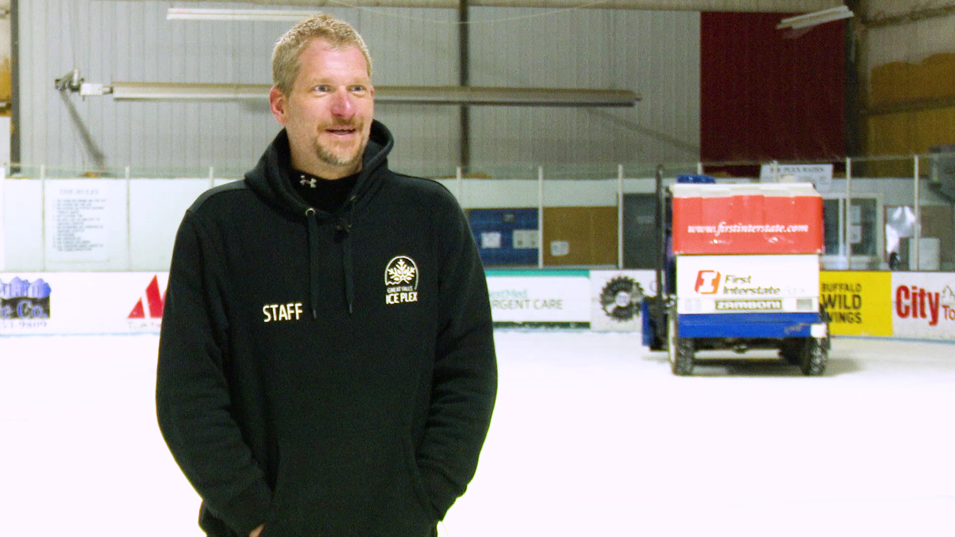 Chris Mayer, manager of the Great Falls Ice Plex
