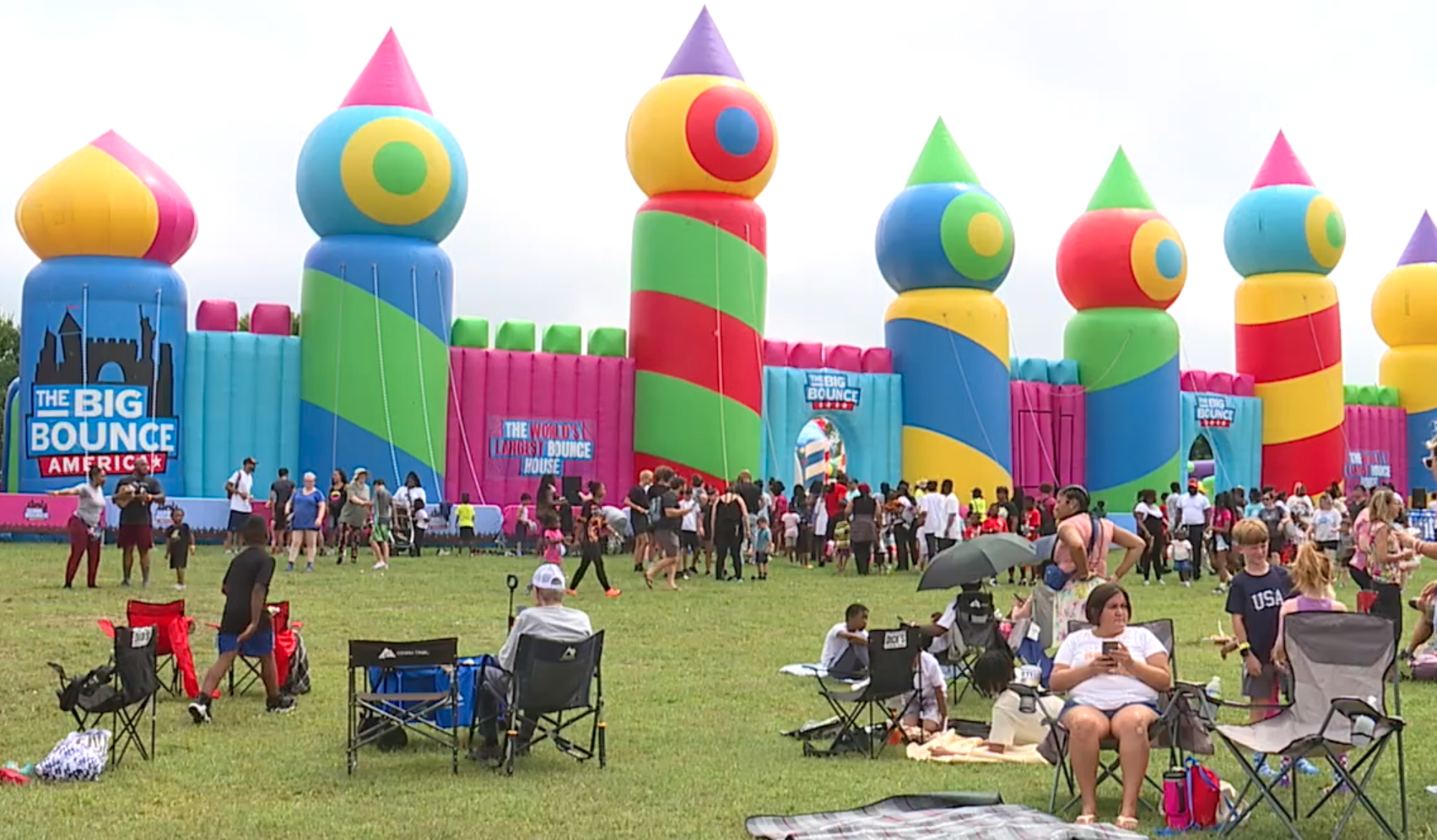 World's biggest bounce house
