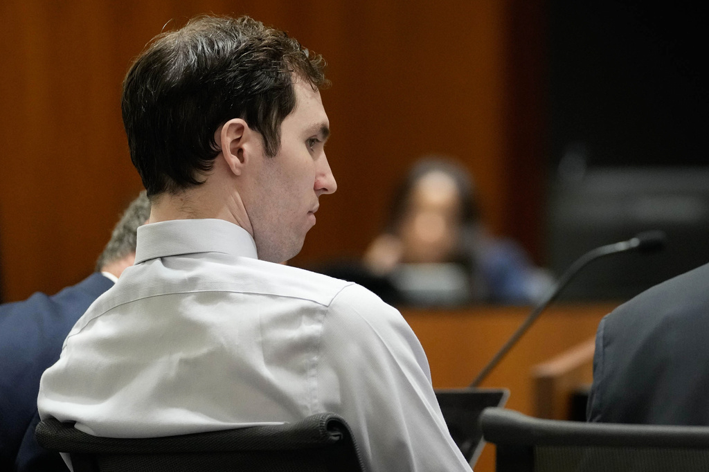 FILE - Tyler Robinson, accused of fatally shooting of Charlie Kirk, appears during a hearing in 4th District Court in Provo, Utah, on June 12, 2026.