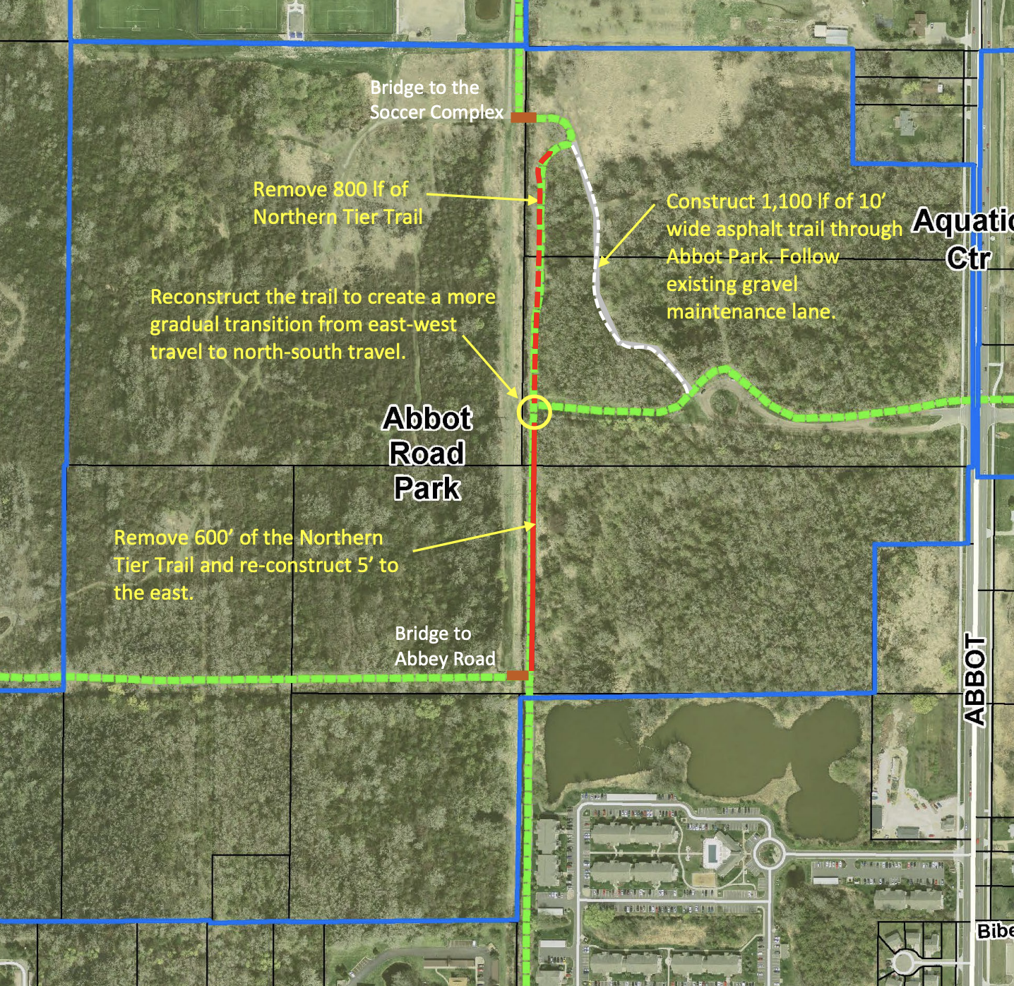 Northern Tier Trail relocation project