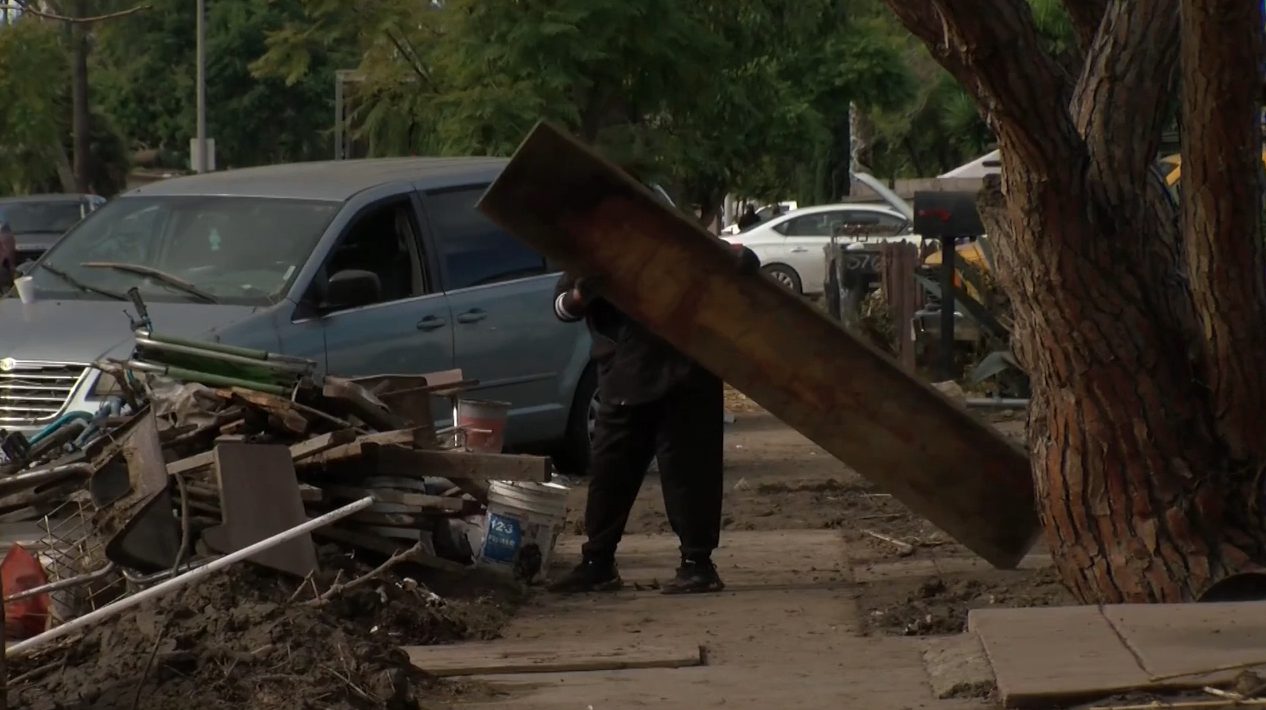 flood damage san diego jan. 22