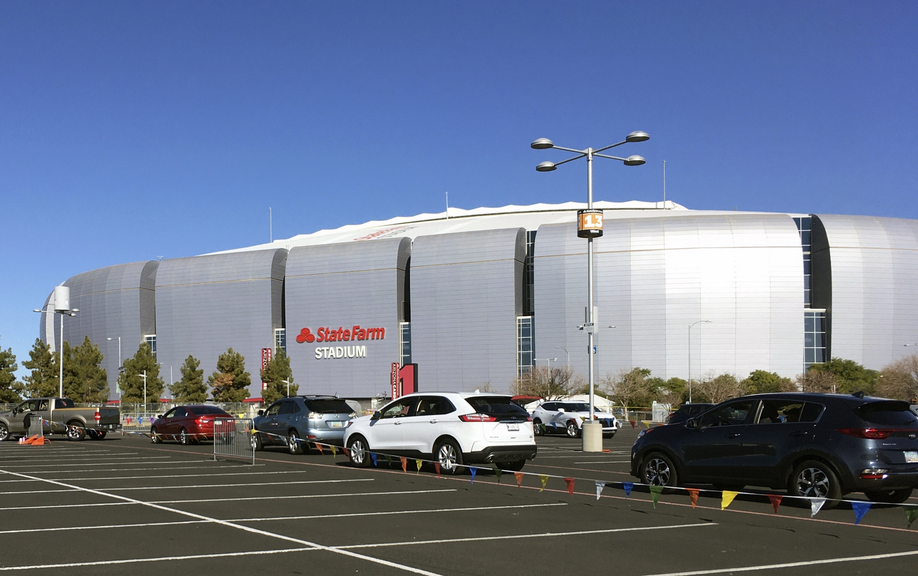 state farm stadium vaccine AP