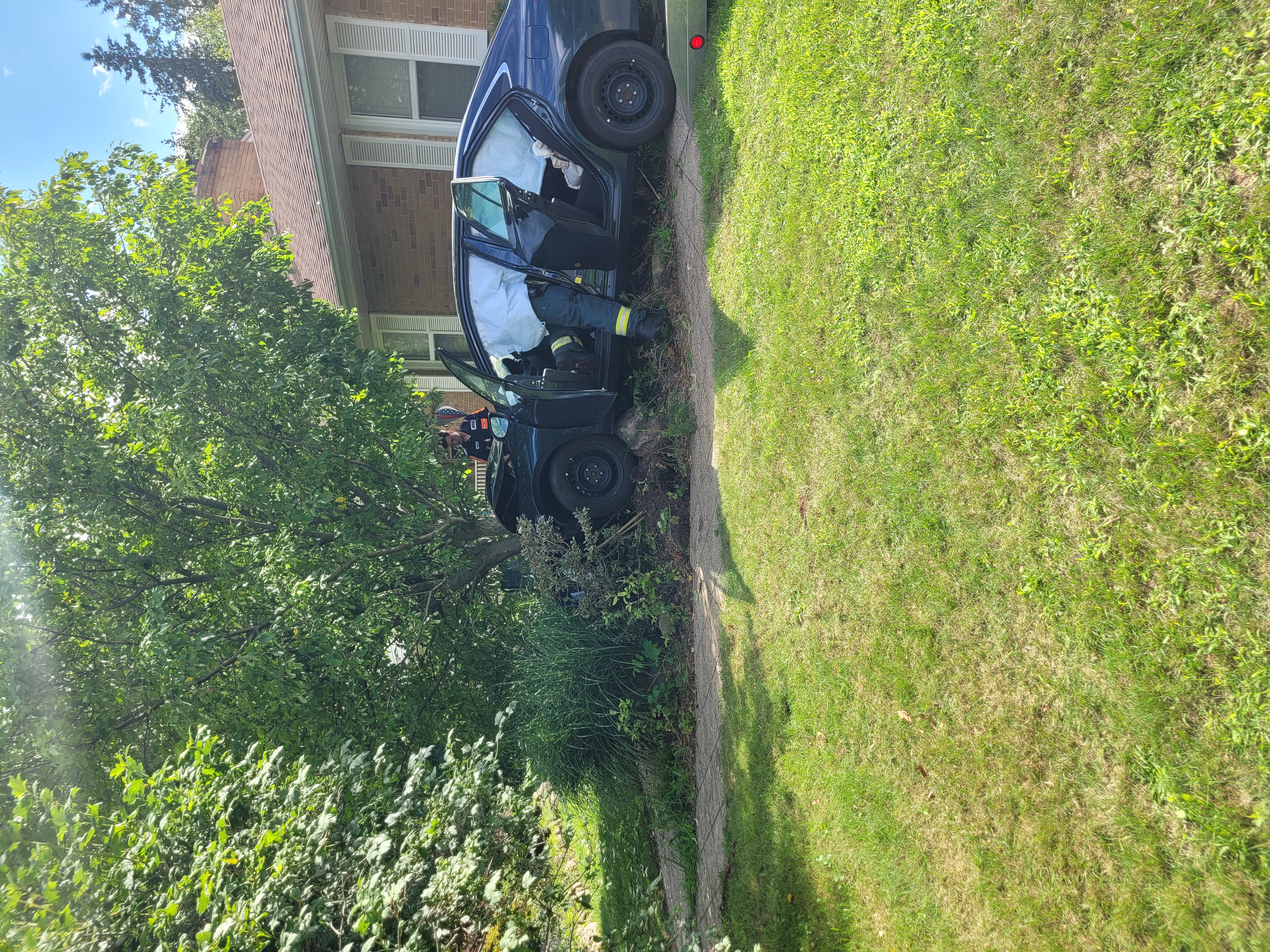 Crash on Portage family's property