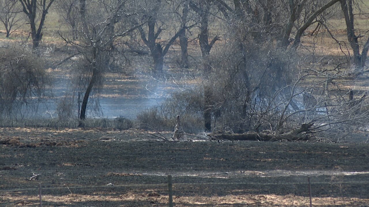 San Saba fire 
