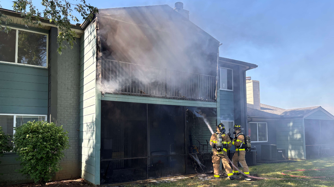 Fire displaces families at The Whitney Apartments in Franklin