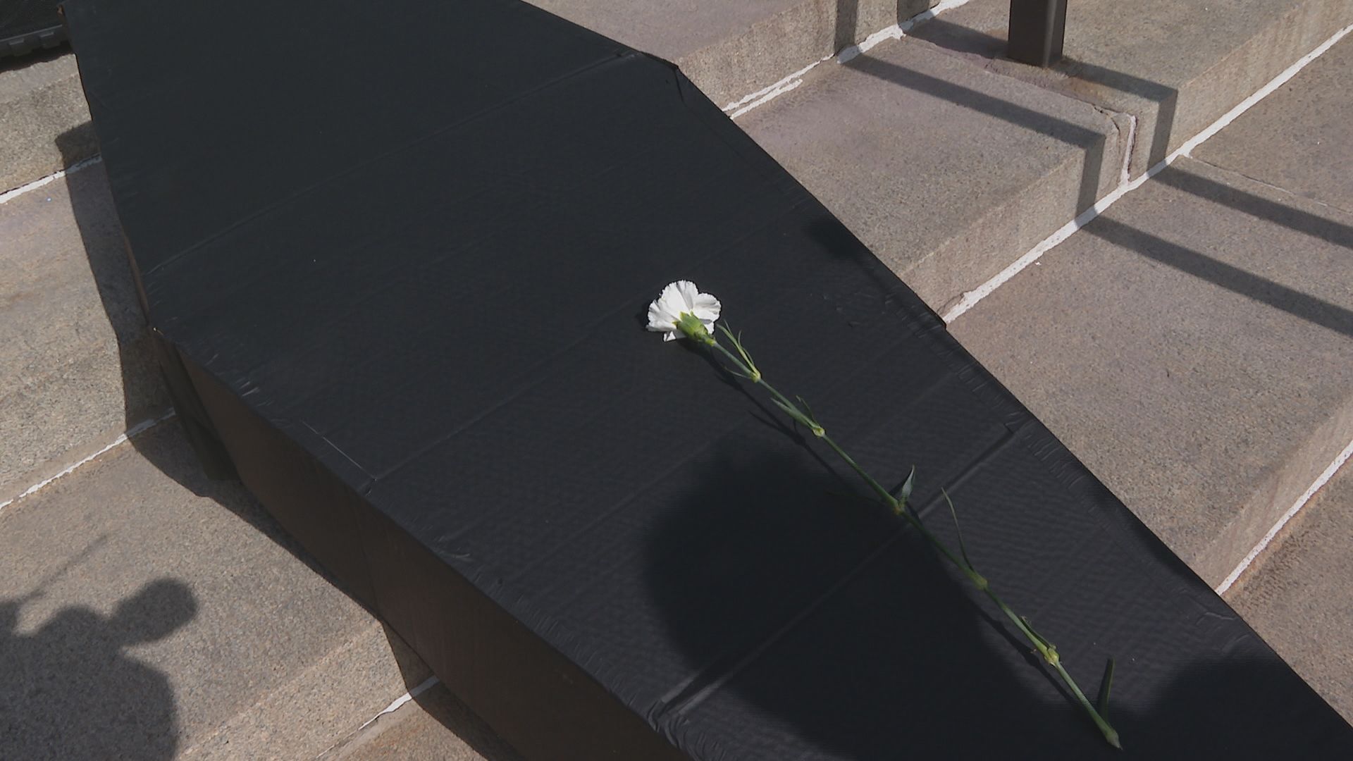 Protesters hold 'funeral procession' honoring people they say were victims of police violence