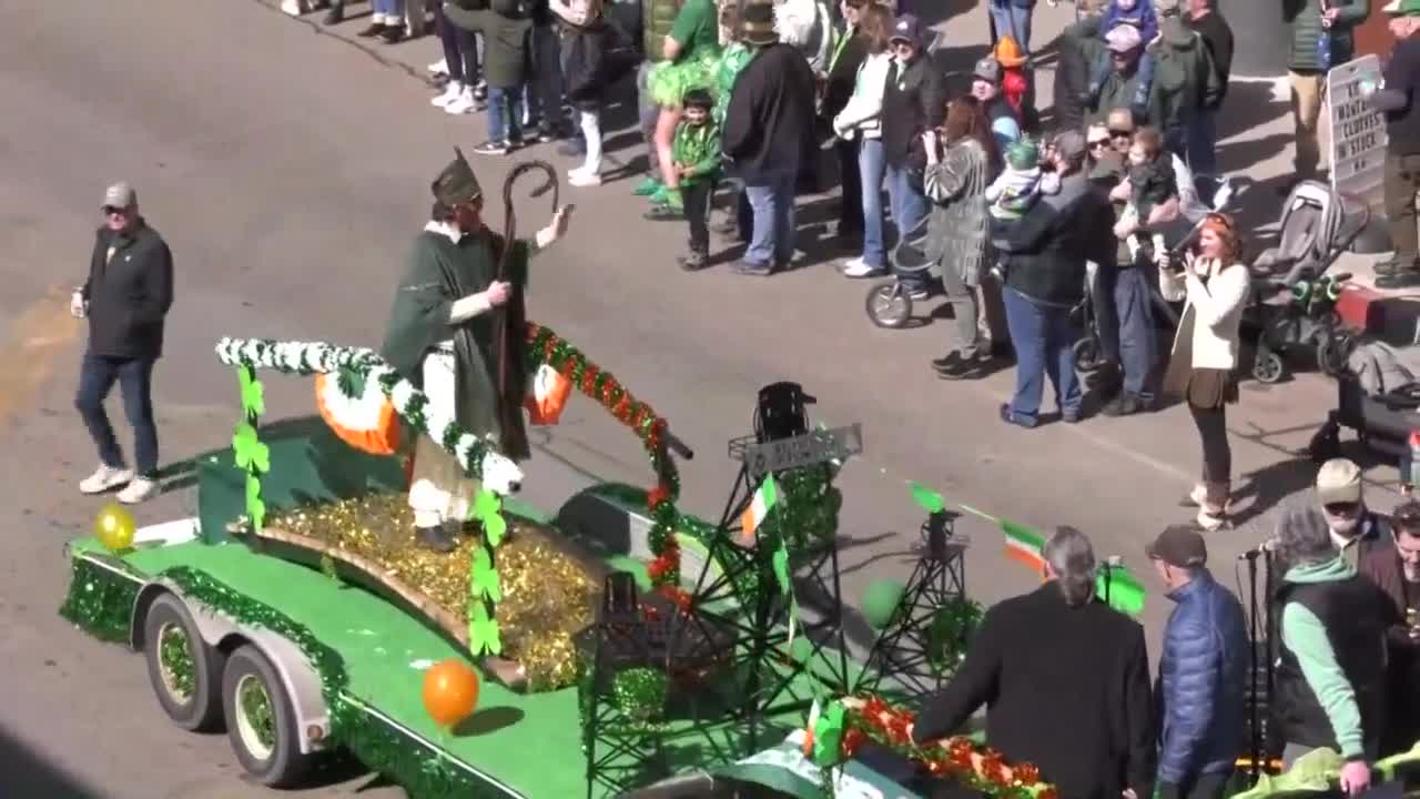 St. Patrick's Day parade in Butte, America