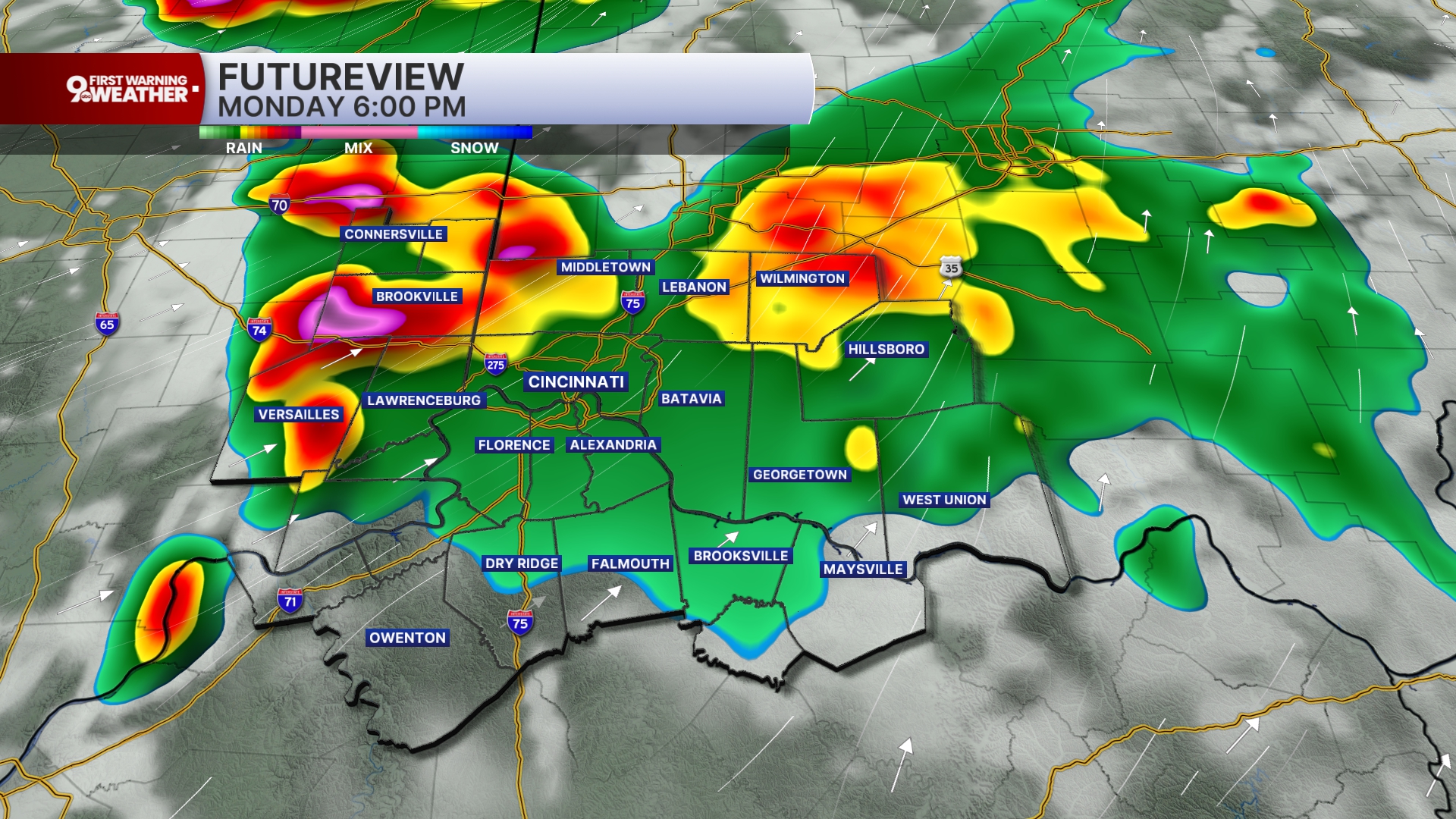 WEATHER ALERT DAY: An update on when storms arrive today and our severe weather risks