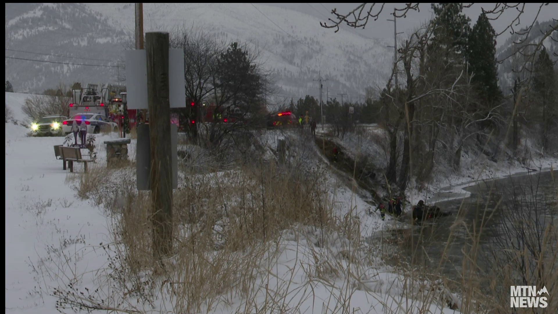 One person was recovered from the submerged vehicle in the Clark Fork River