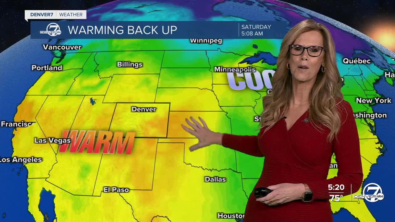 Warm air sticks around