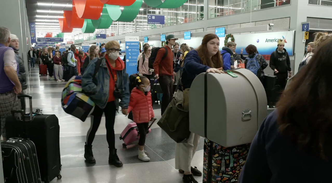 Winter health holiday traveling