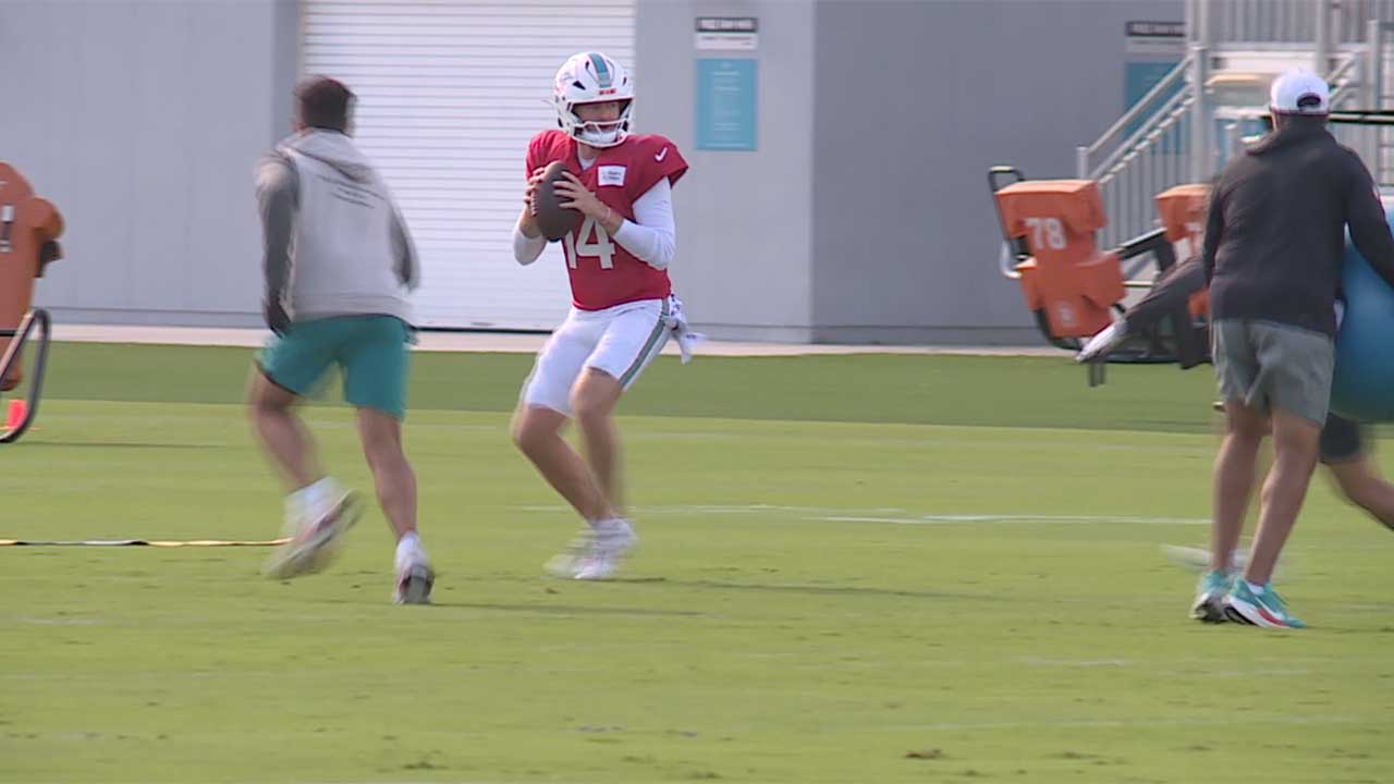 Quarterback Quinn Ewers is locked in a close battle for the backup quarterback spot, but an injury kept him out of last week's preseason matchup against the New York Giants. Ewers, who went through the roster cut process last year, acknowledged the emotional weight of the week.