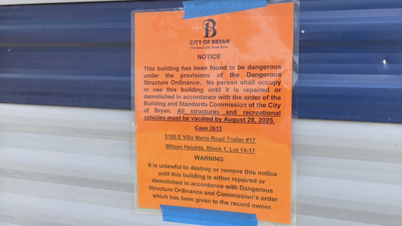 'This is their home': Bryan RV Park faces closure after city cites safety violations