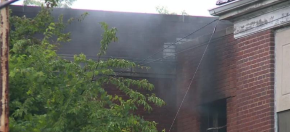 Crews respond to heavy fire at Virginia Avenue Elementary School