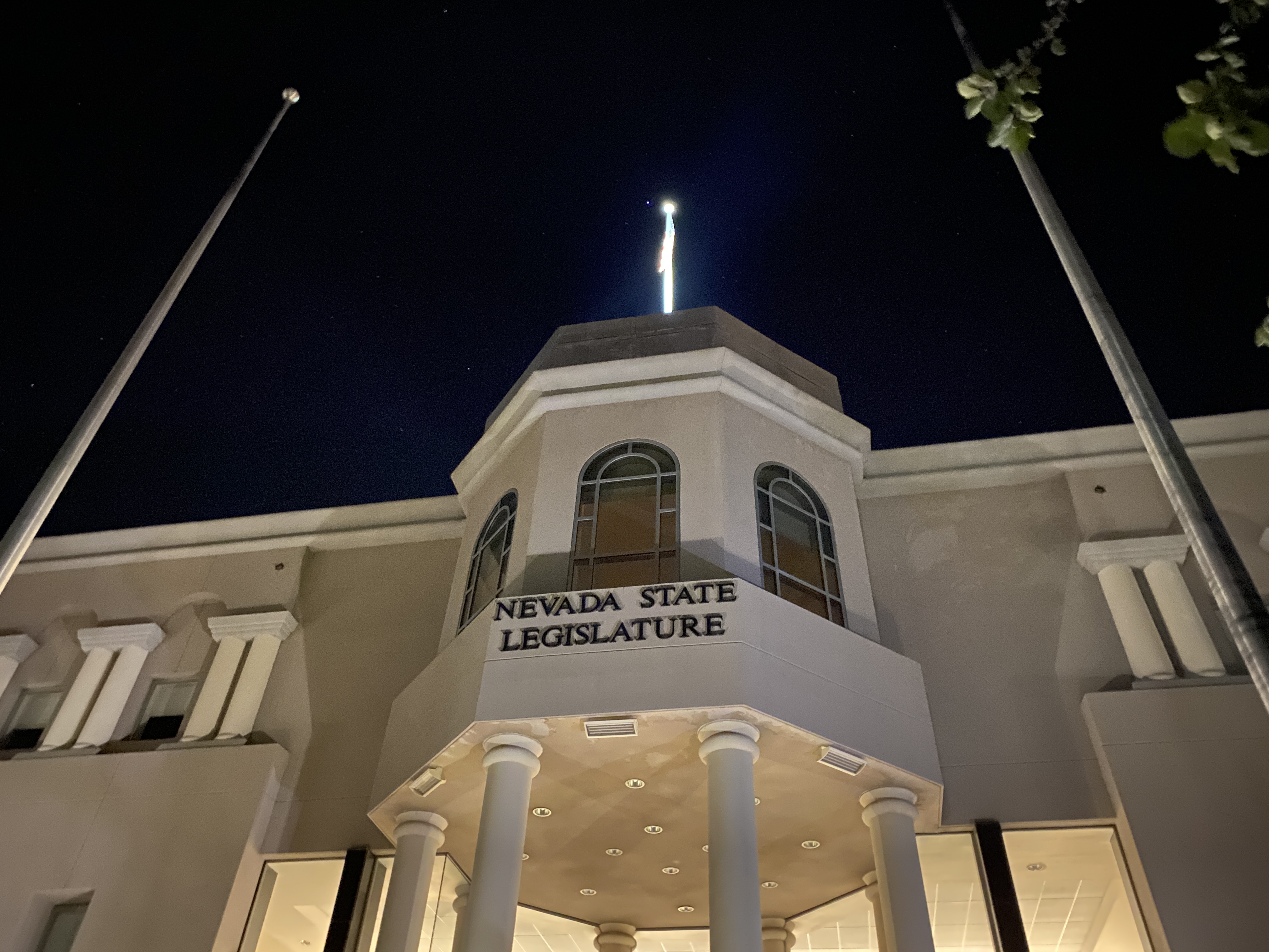 The Nevada Legislature building is located in Carson City, Nevada