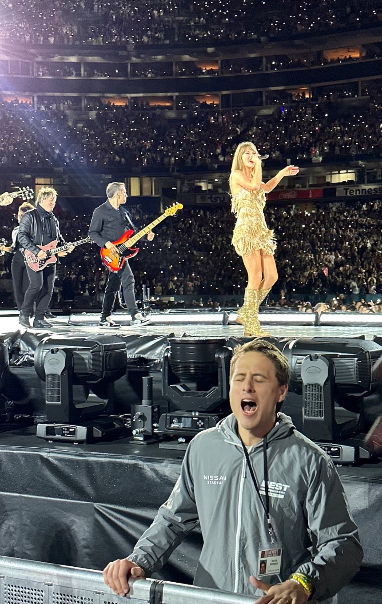 Security Guard at Taylor Swift concert