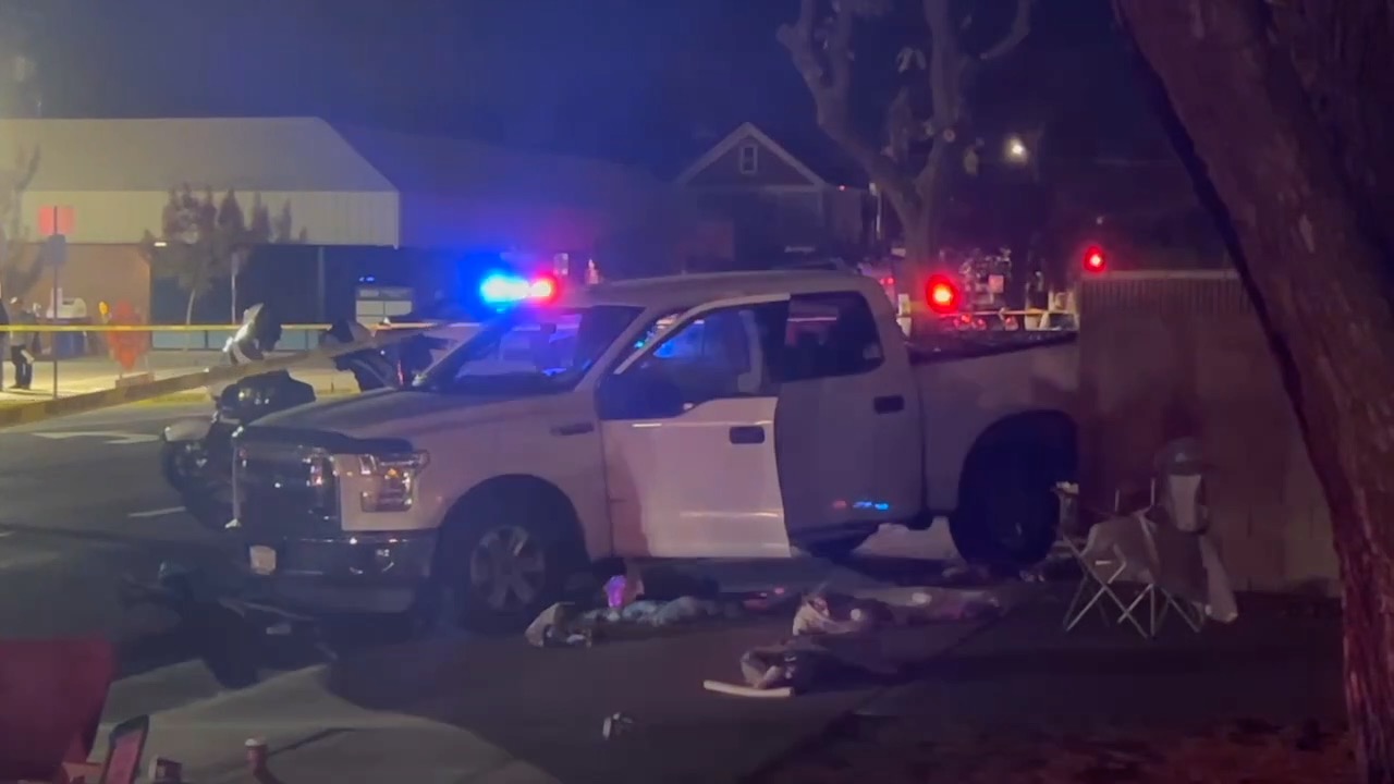 Christmas Parade Crash 