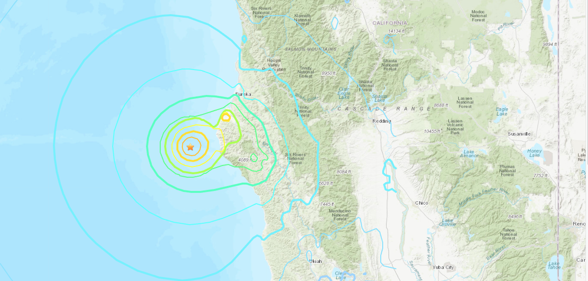 Strong quake hits Northern California