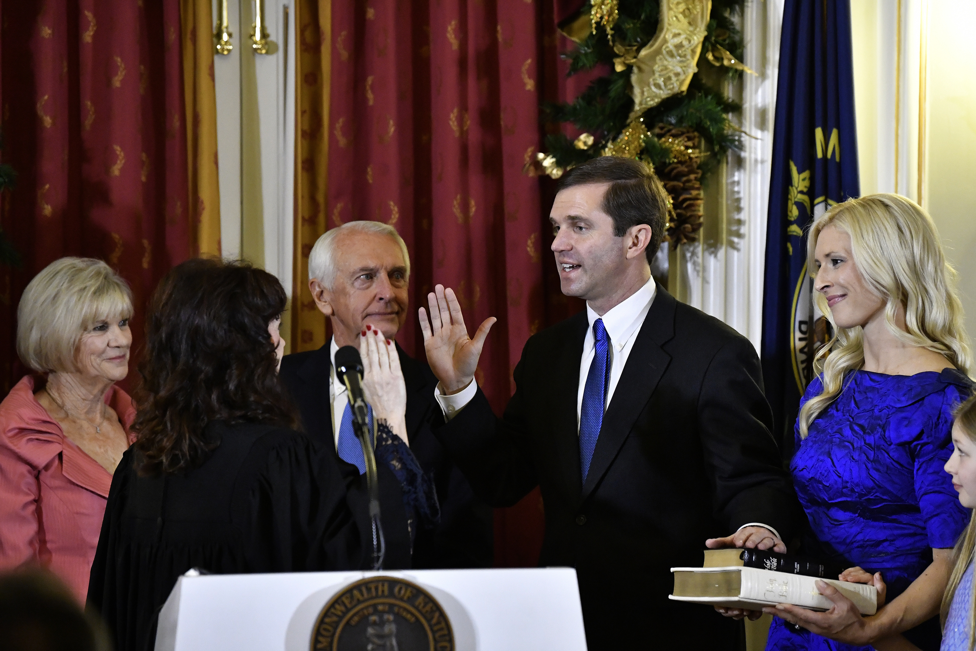 APTOPIX Kentucky Governors Inauguration