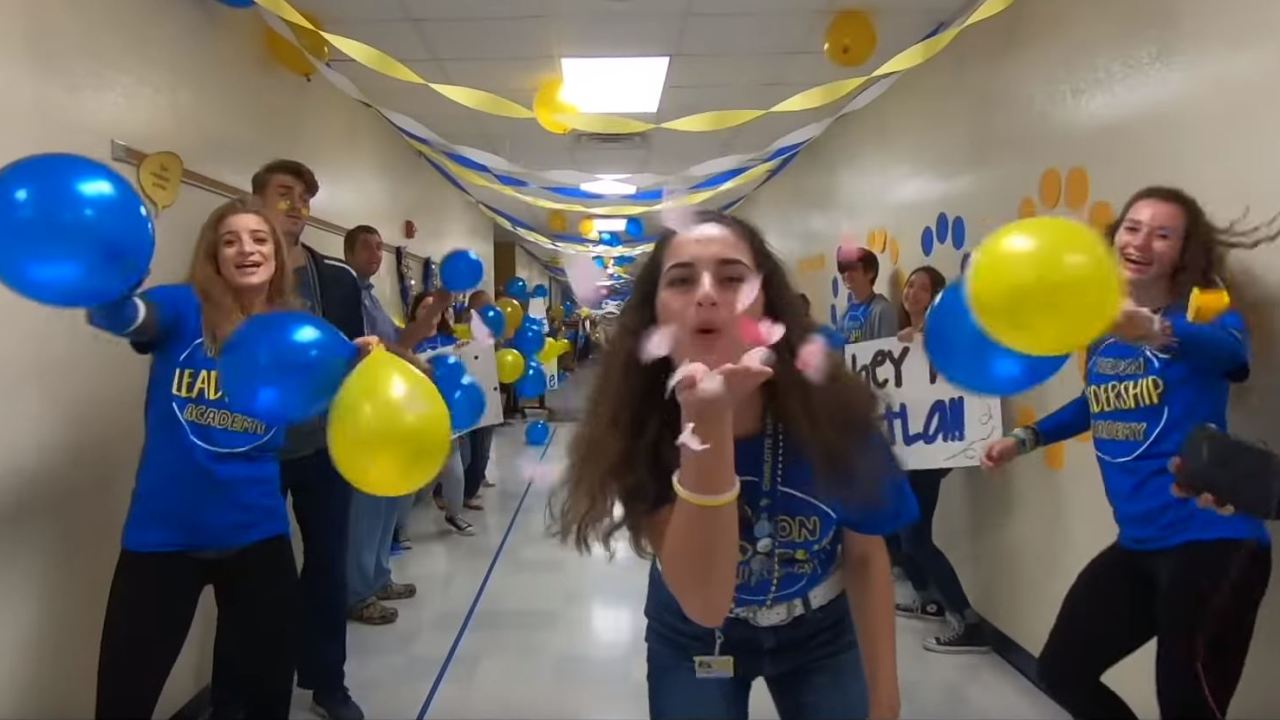  Students at Charlotte High School are showing off months of planning in an epic 9-minute lip-sync video they hope will go viral.