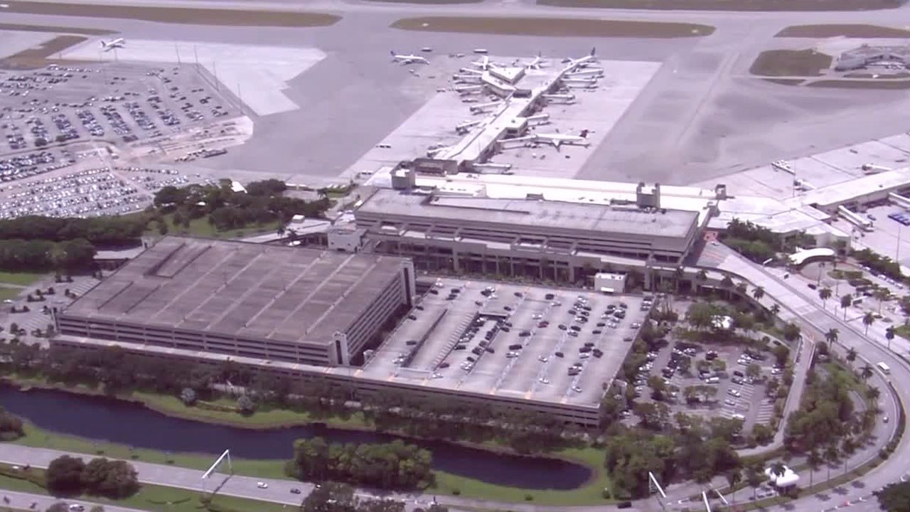 Aerial view of Palm Beach International Airport, Aug. 10, 2022 