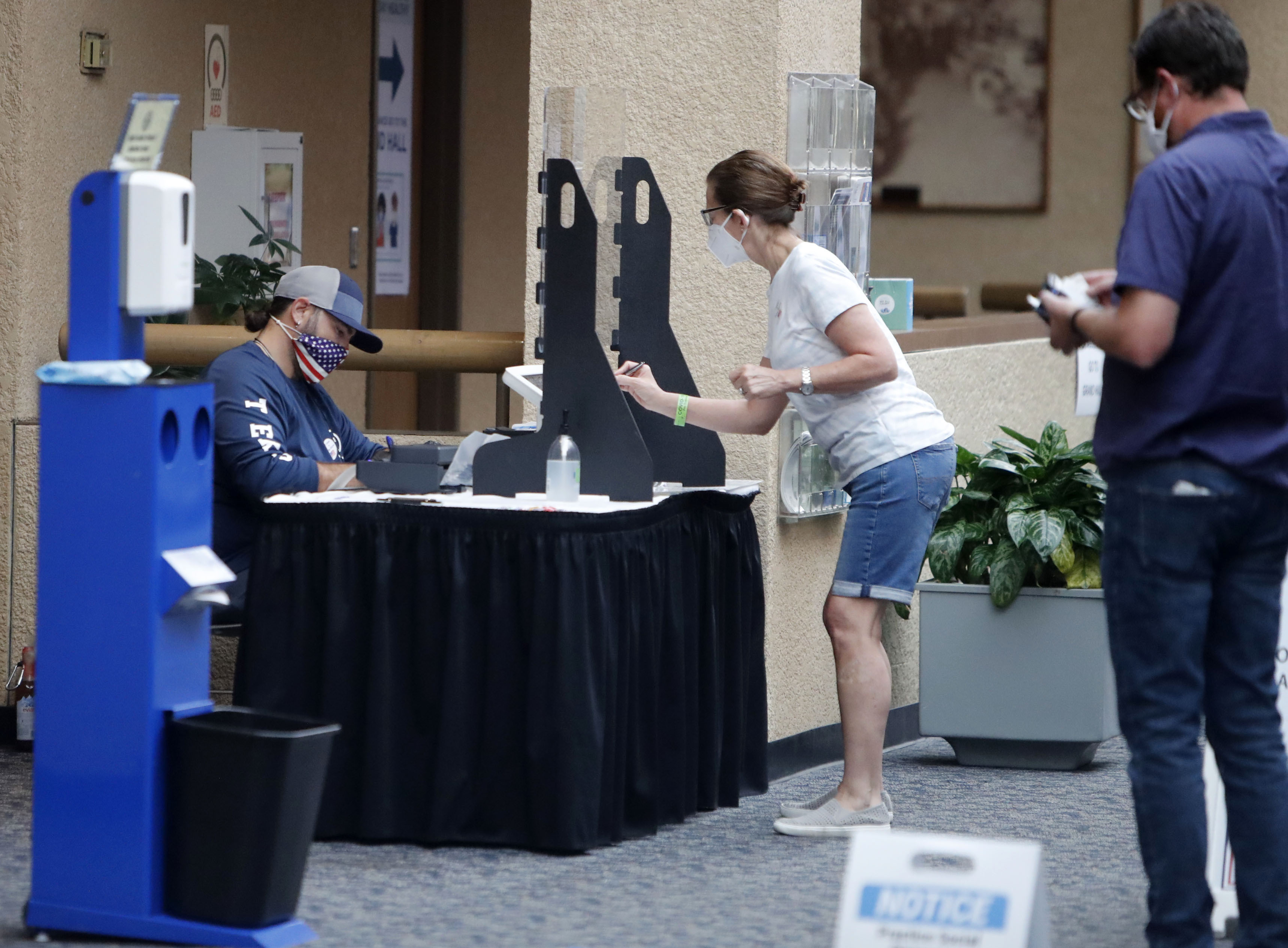 Virus Outbreak Election Voting