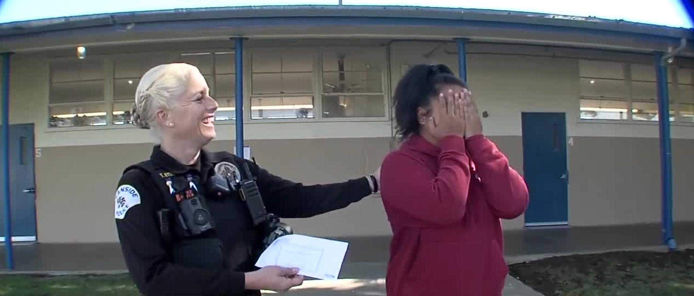 Oceanside PD surprises HS students