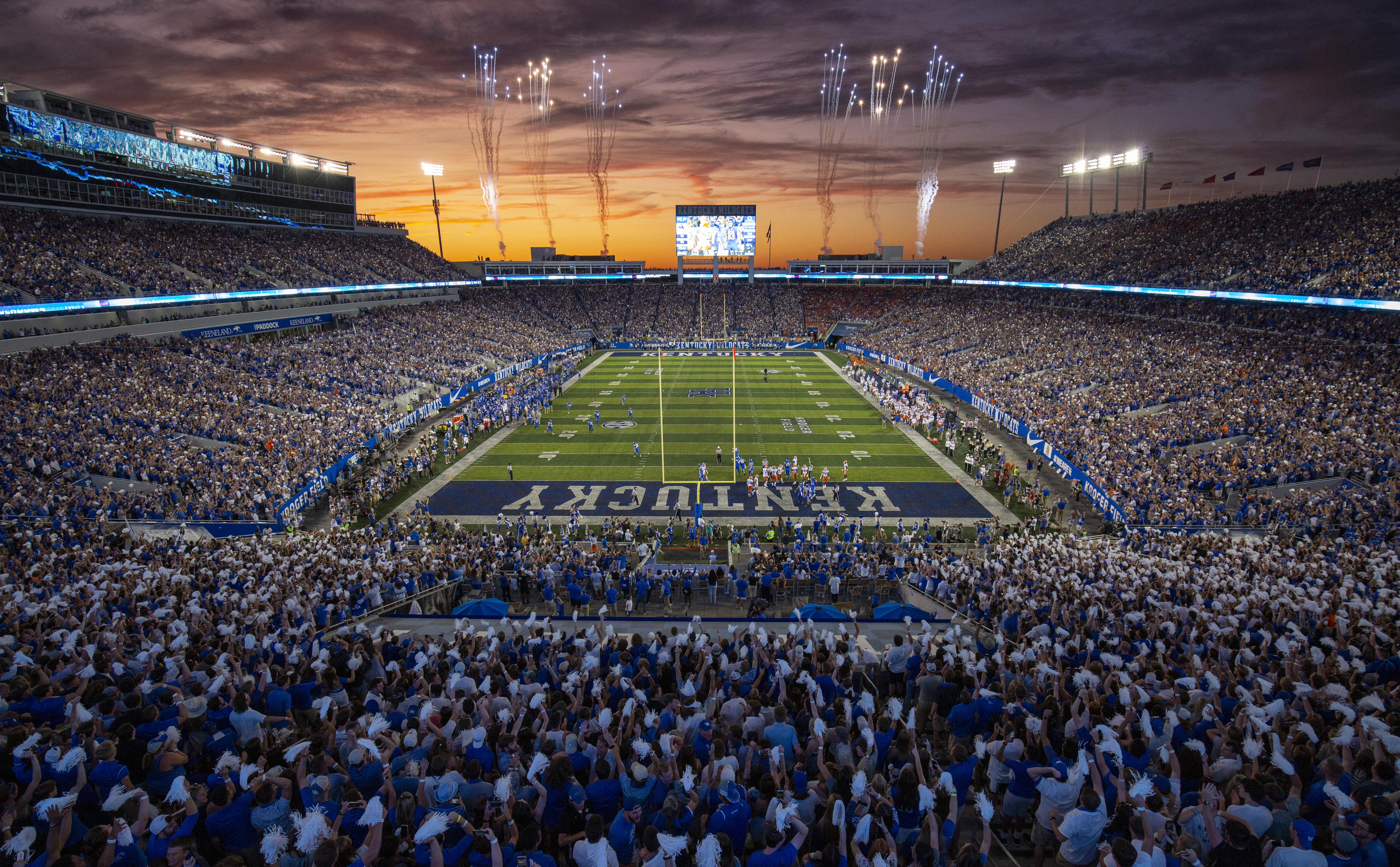 kroger field fans football