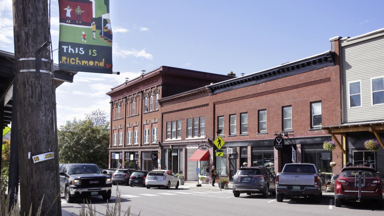 Downtown Richmond, Vermont.