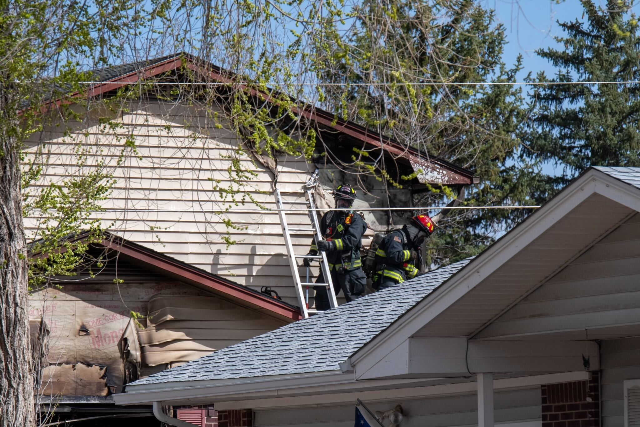 Structure fire on Dean Dr.