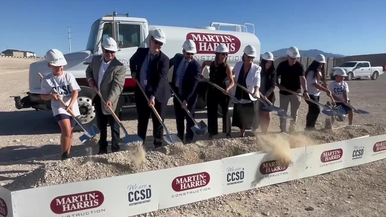 CCSD breaks ground on newest elementary school set to open in the Northwest Valley