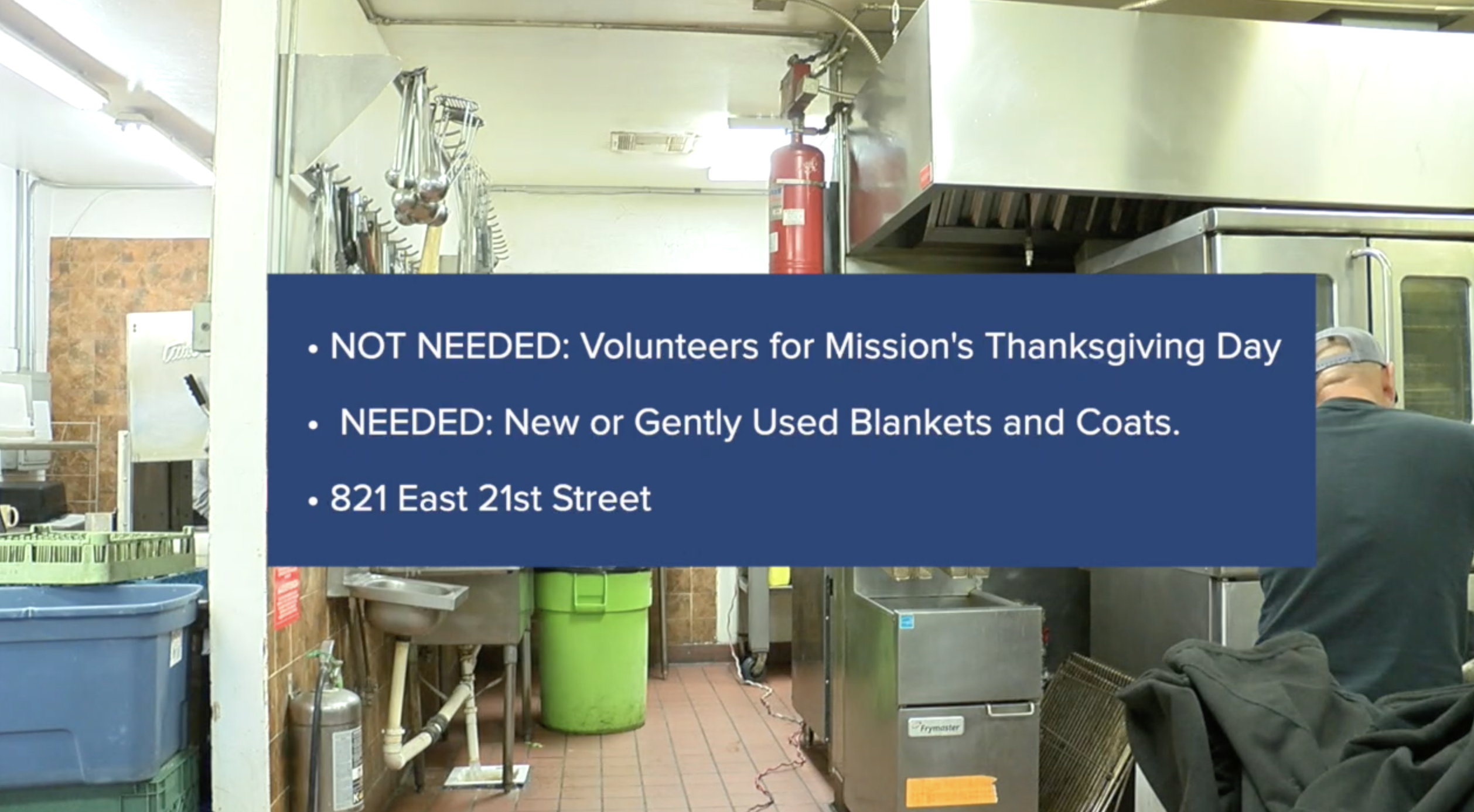 What to give to the Mission at Kern County