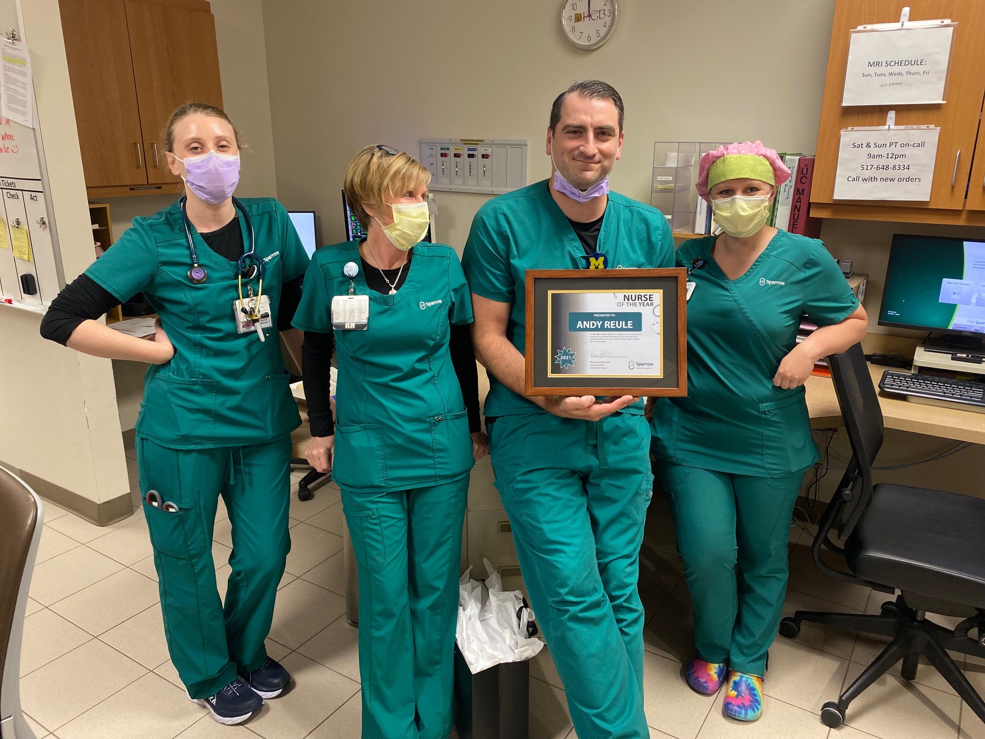 Nurse of the Year 2021 - Andy & Fellow Nurses.jpg