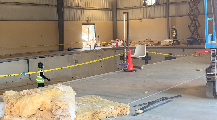 Doris Miller Indoor Pool Construction