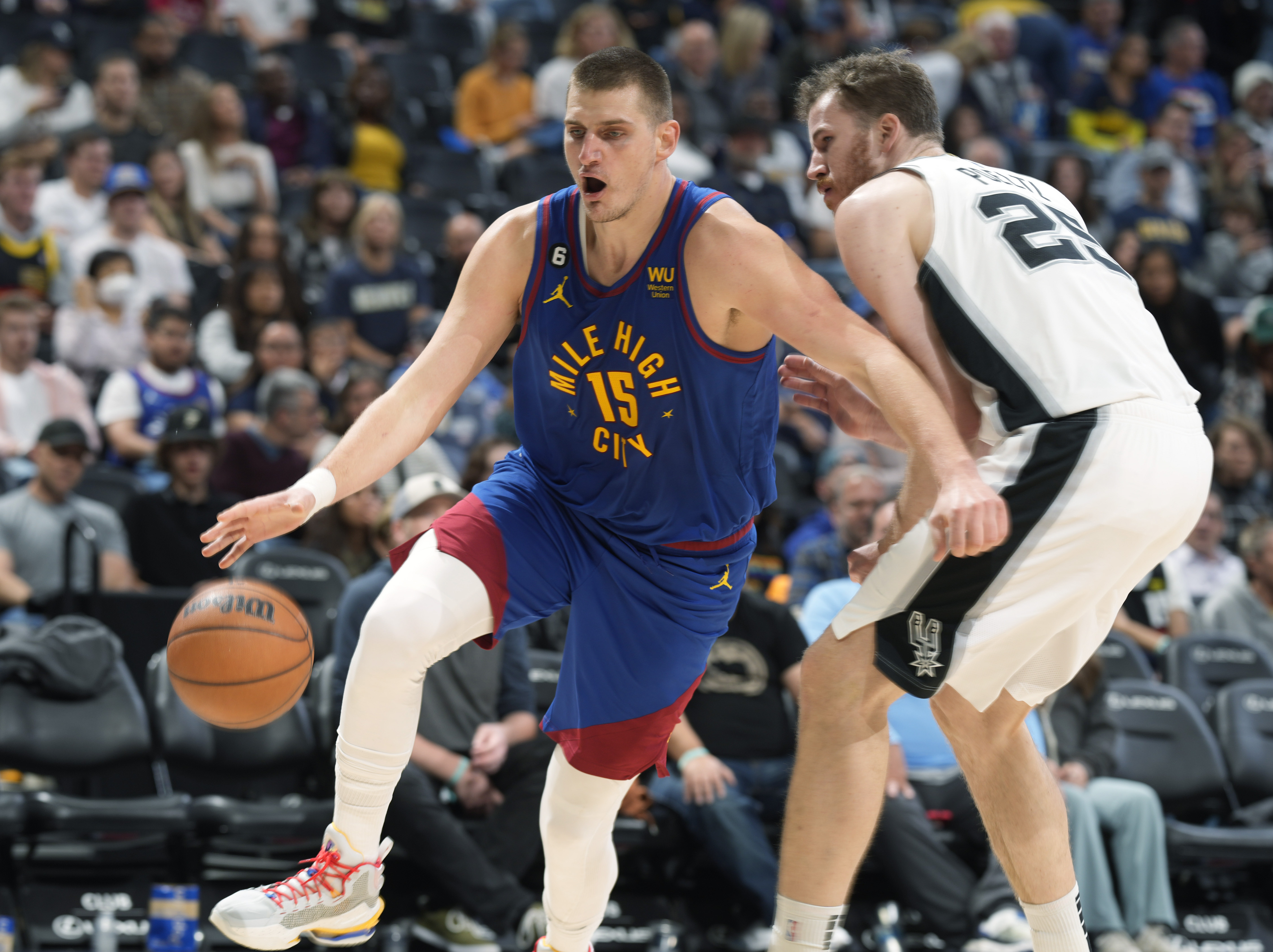 Spurs Nuggets Basketball