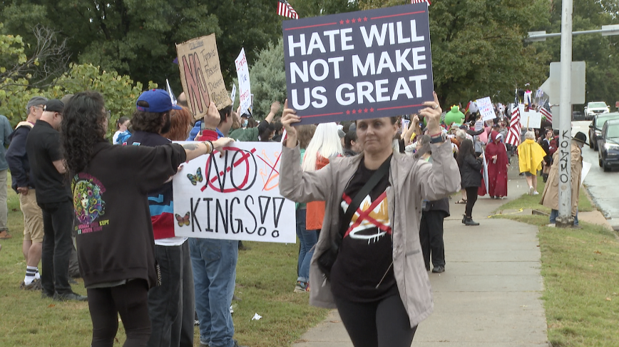 No Kings Boulder and 21st 