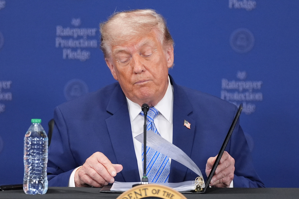 President Donald Trump speaks at the Environmental Protection Agency (EPA) Thursday, July 23, 2026, in Washington. 