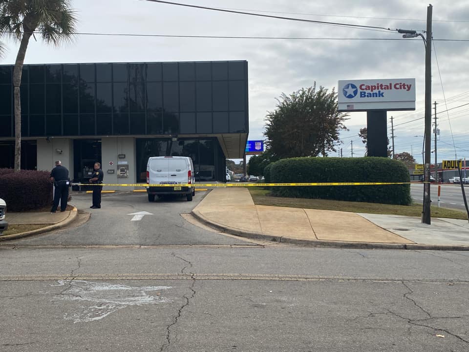 TPD currently investigating bank robbery at Capital City Bank, suspect at large