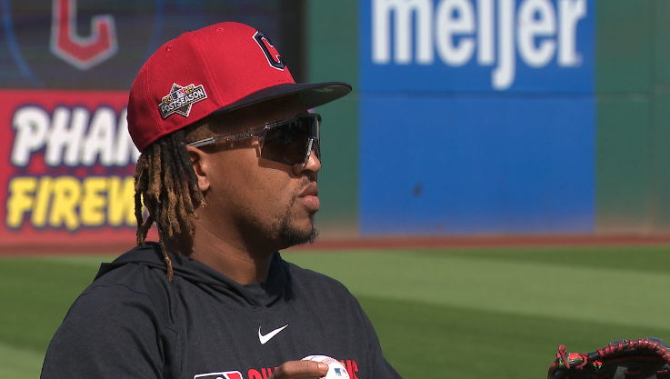 José Ramírez prepares for Game 3 of the 2025 American Wild Card Series