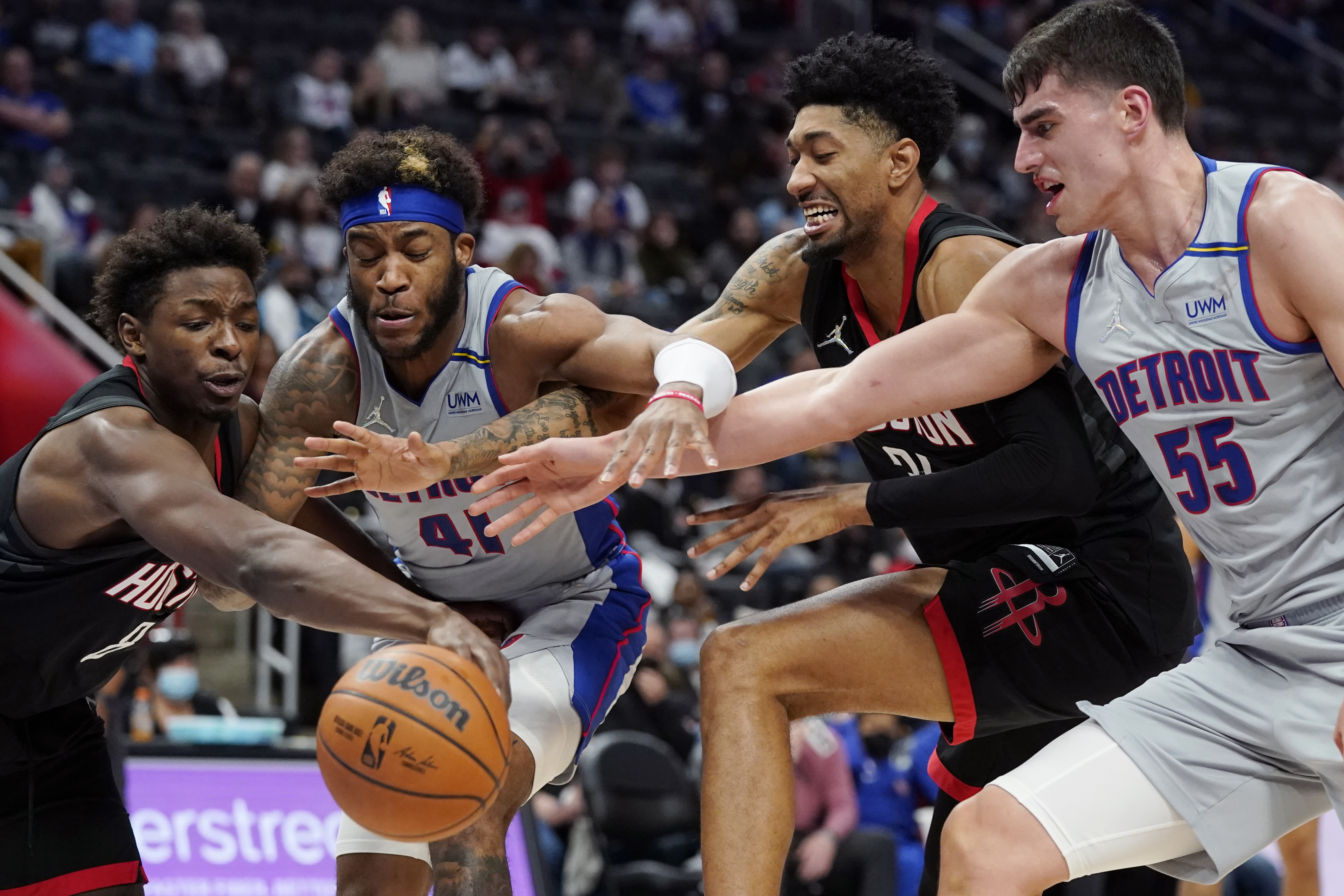 Rockets Pistons Basketball