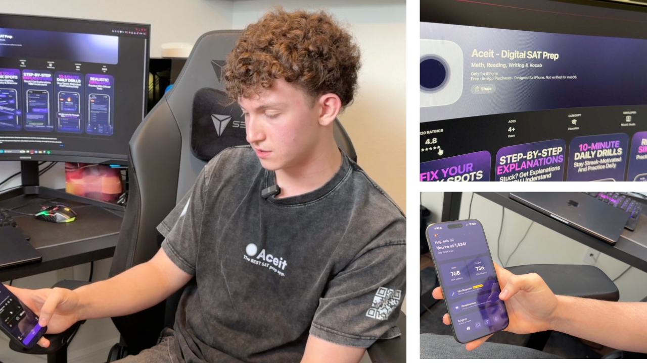 Tampa 16-year-old creates AI-powered SAT prep app to help students save thousands on tutoring