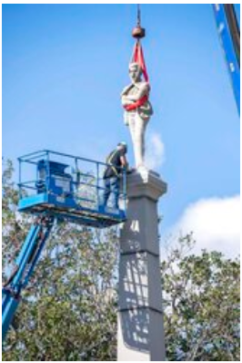 129-year-old Confederate monument