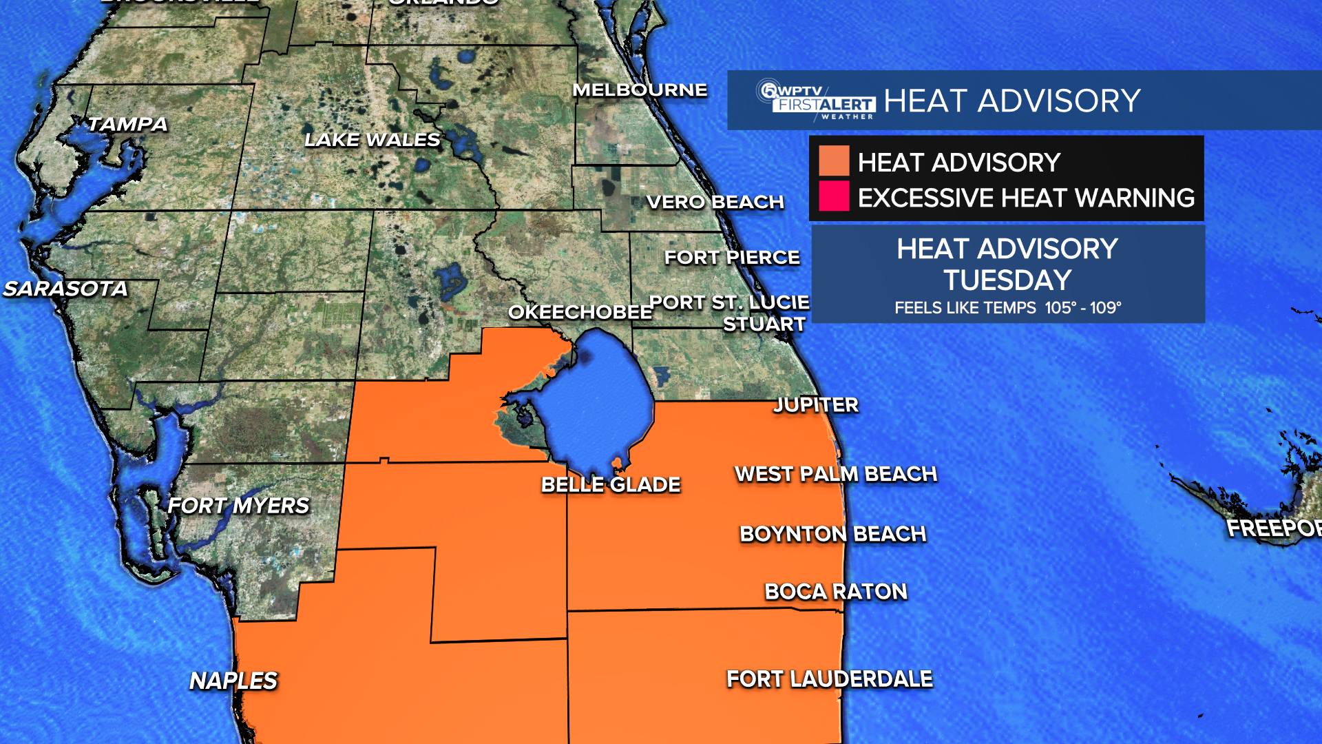Heat advisory Aug. 5, 2025