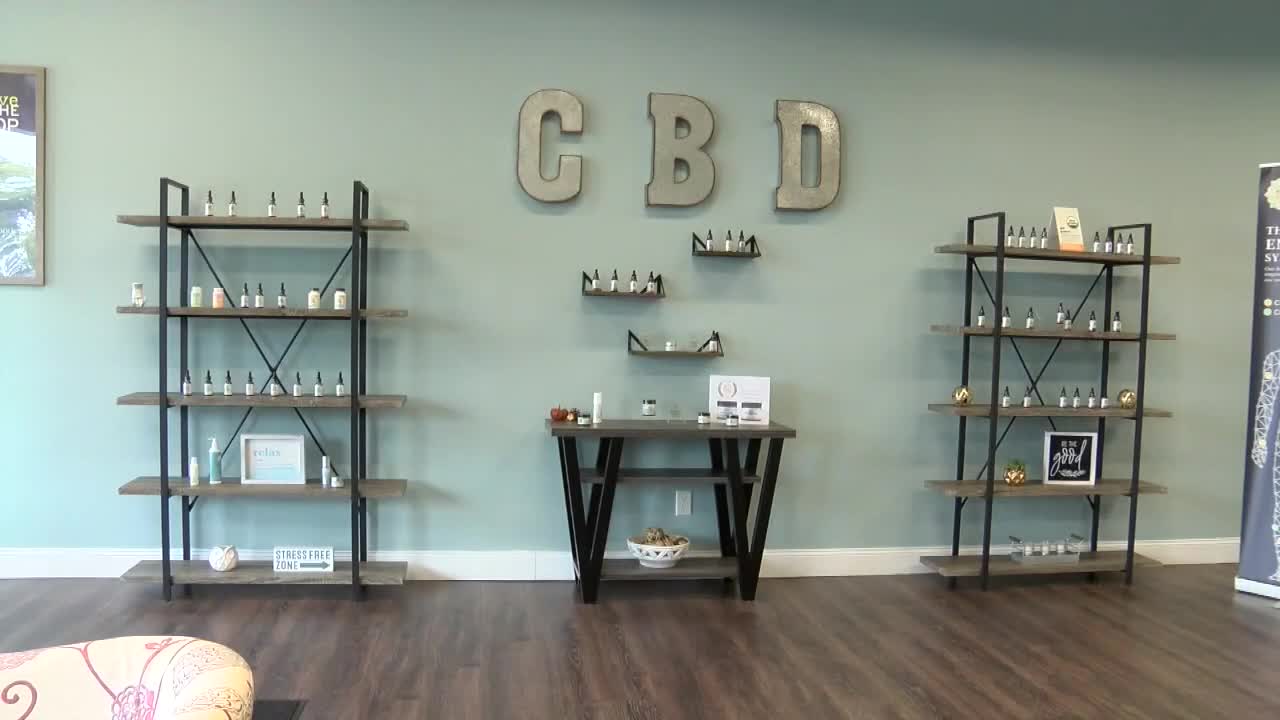 CBD sign at store in Boynton Beach
