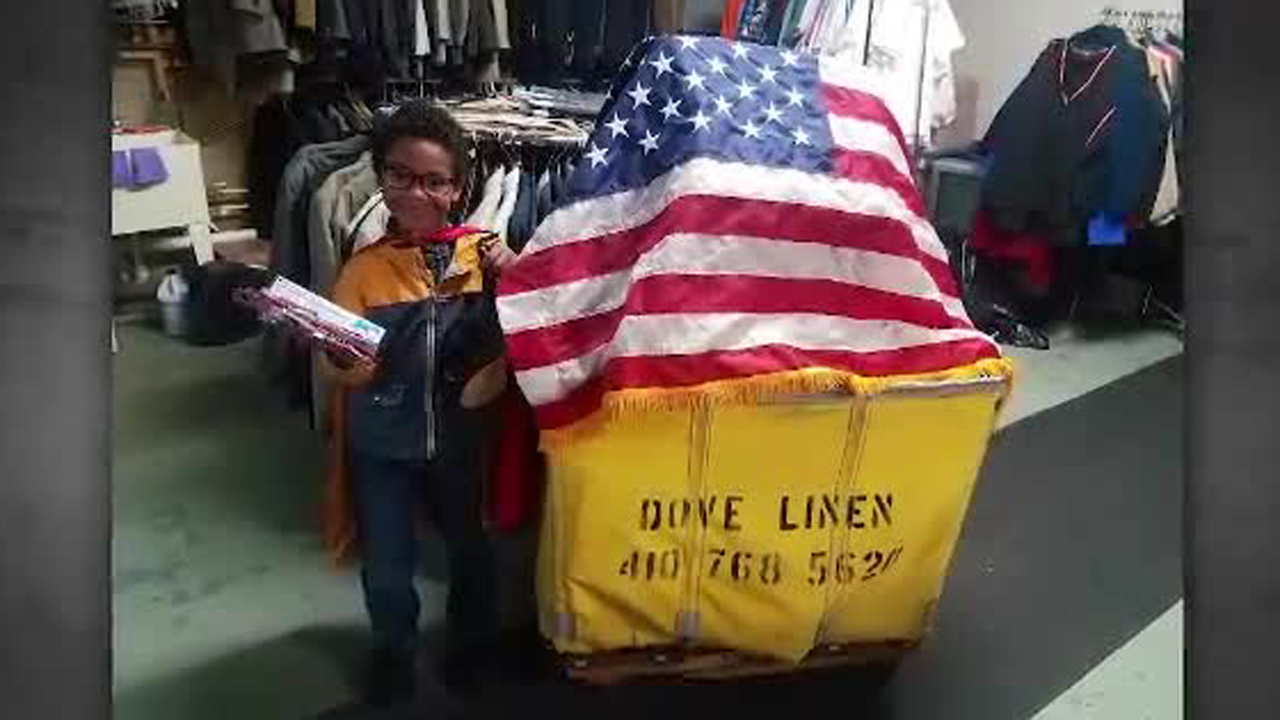 Tyler Stallings is an 8-year-old who makes 'hero bags' and has already helped nearly 3,000 homeless veterans.