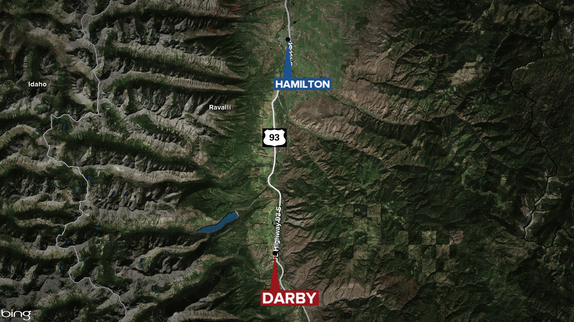 Darby 93 Fatal Accident 2722 Map