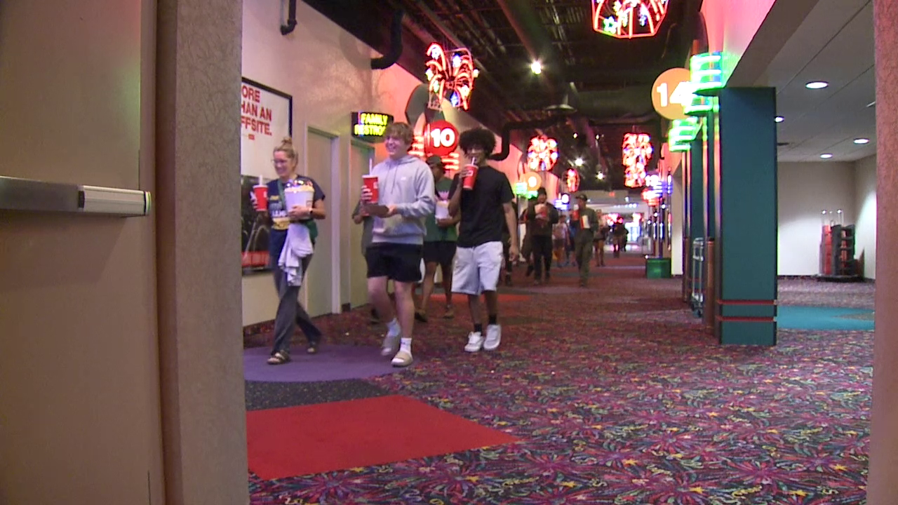 Moviegoers see The Odyssey at Celebration Cinema North in Grand Rapids